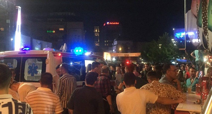 Crush after shooting at Kosovo beer festival injures 40
